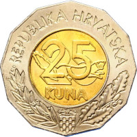 25 kuna - Croatie