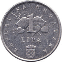 1 lipa - Croatie