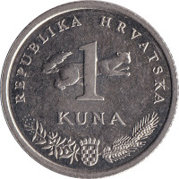 1 kuna - Croatie