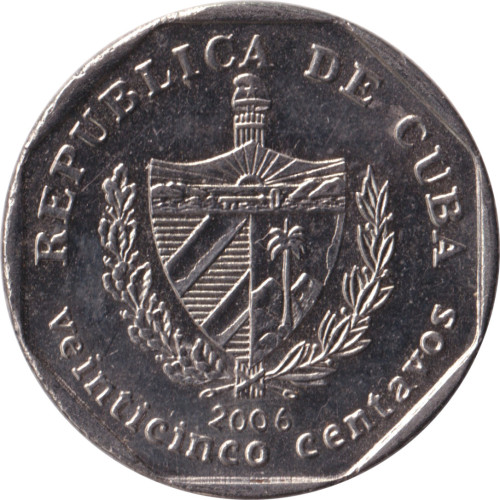 25 centavos - Cuba