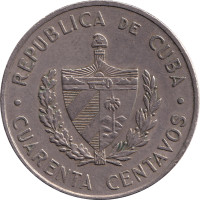 40 centavos - Cuba