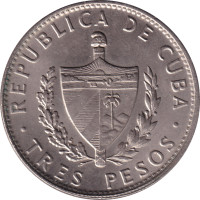 3 pesos - Cuba