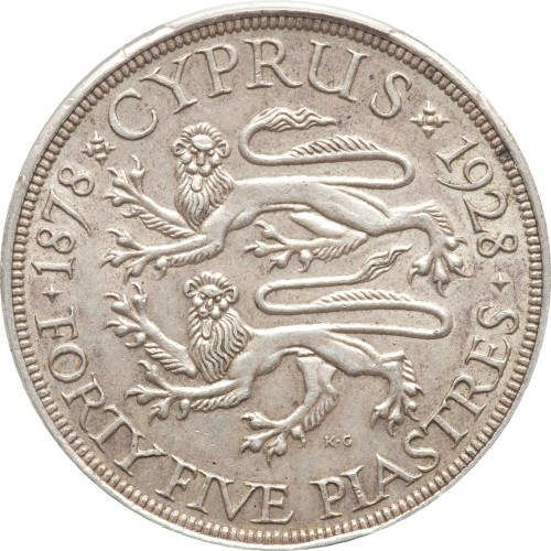 45 piastres - Cyprus