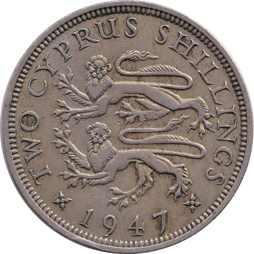 2 shillings - Cyprus