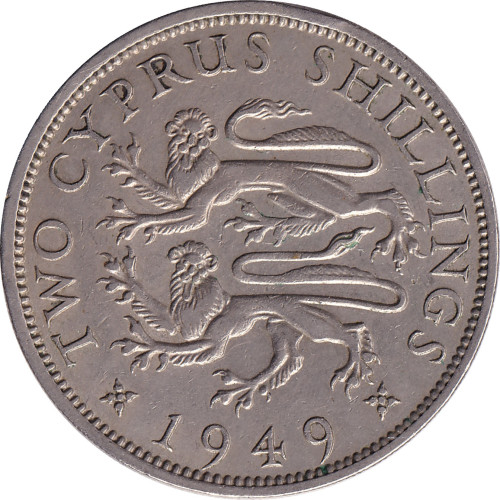 2 shillings - Cyprus