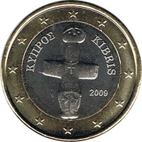 1 euro - Chypre