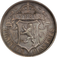 18 piastres - Cyprus