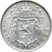 9 piastres - Cyprus