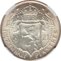 4.5 piastres - Cyprus