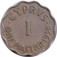 1 piastre - Cyprus