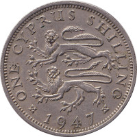 1 shilling - Cyprus