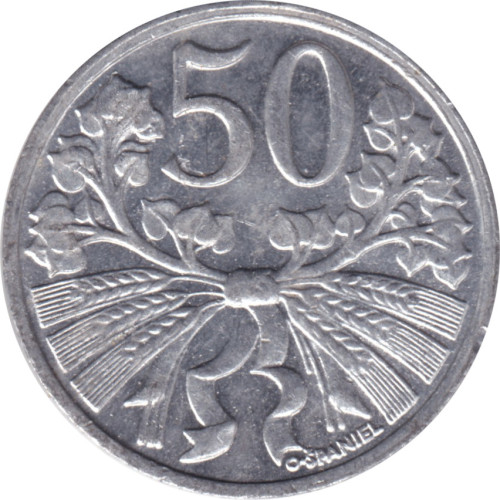 50 haleru - Czech