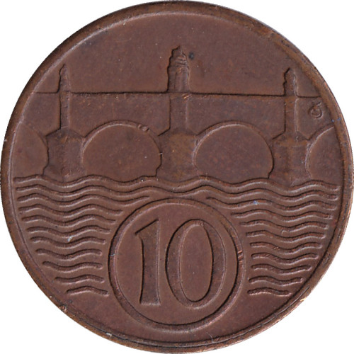 10 haleru - Czech