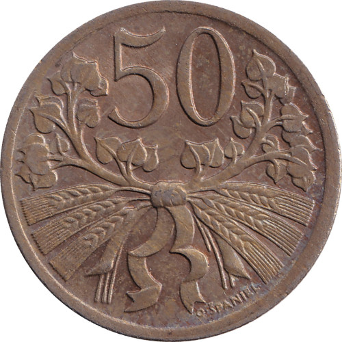 50 haleru - Czech