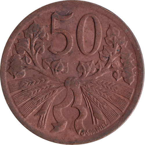 50 haleru - Czech