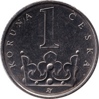 1 koruna - Tchéquie