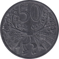 50 haleru - Czech