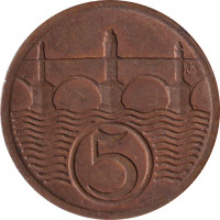 5 haleru - Czech