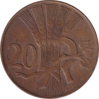 20 haleru - Czech