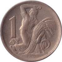 1 koruna - Czech