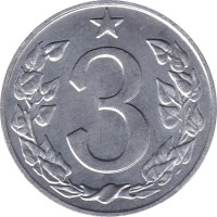 3 haleru - Czech