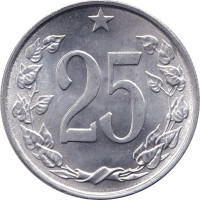 25 haleru - Czech