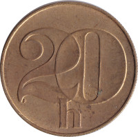 20 haleru - Czech