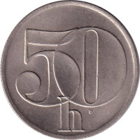 50 haleru - Czech