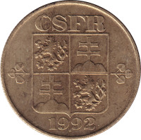 1 koruna - Czech