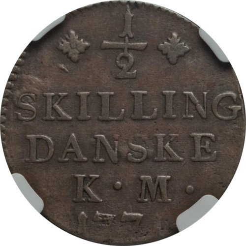 1/2 skilling - Danemark