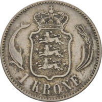 1 krone - Danemark