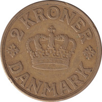 2 kroner - Danemark