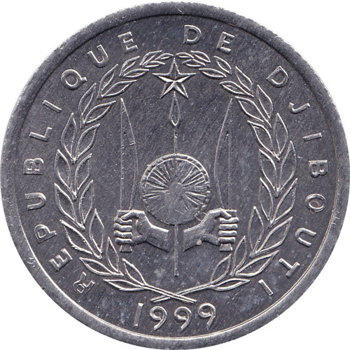 1 franc - Djibouti