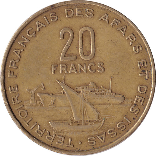 20 francs - Djibouti