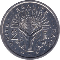 2 francs - Djibouti