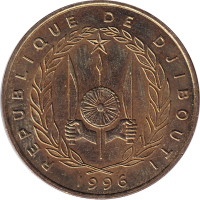 20 francs - Djibouti