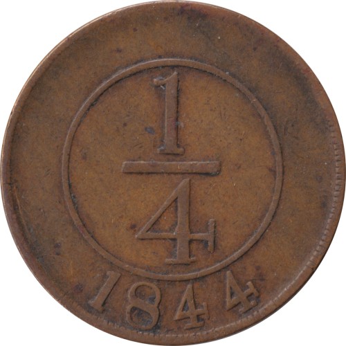 1/4 real - République Dominicaine