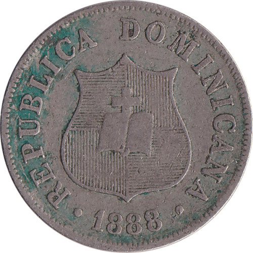 2 1/2 centavos - Dominican Republic