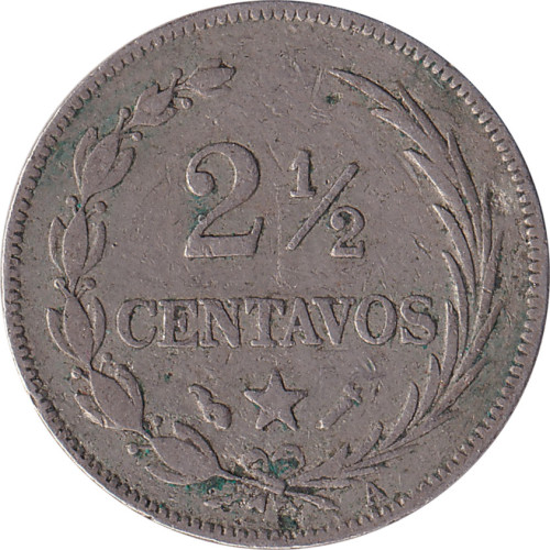 2 1/2 centavos - Dominican Republic