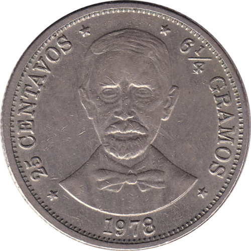 25 centavos - République Dominicaine