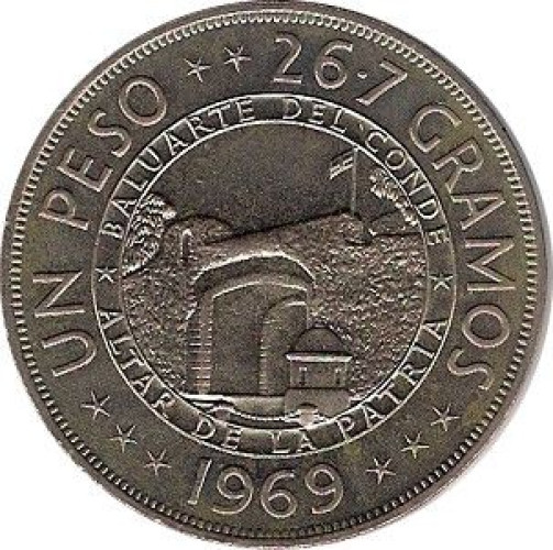 1 peso - République Dominicaine