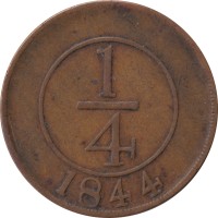 1/4 real - République Dominicaine