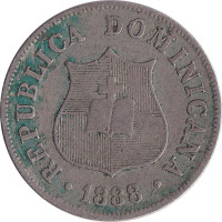 2 1/2 centavos - République Dominicaine