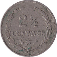 2 1/2 centavos - Dominican Republic