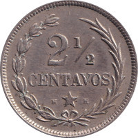 2 1/2 centavos - Dominican Republic