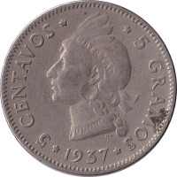 5 centavos - République Dominicaine