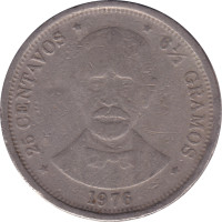 25 centavos - Dominican Republic