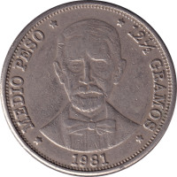 1/2 peso - République Dominicaine