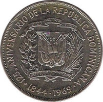 1 peso - République Dominicaine