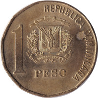 1 peso - République Dominicaine